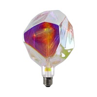 Ampoule Globe LED colorée 4W à intensité variable avec filament souple Alien Corps en verre en forme de pierre E26/E27 Base pour décorations d'hôtel