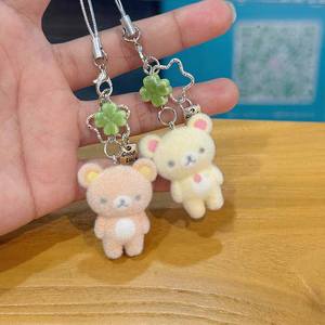 كرتون لطيف الدب توافد حبل معلق <span class=keywords><strong>Rilakkuma</strong></span> المحمول ، حقيبة تزيين مفاجأة هدية - Product Image 4