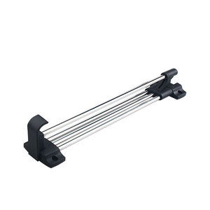 Perchero telescópico de metal para armario con doble amortiguación y montaje en techo - Product Image 2
