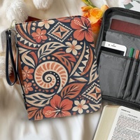 Sac de protection pour Bible tendance avec motif floral tropical, orné de coquillages et de diamants, fermeture éclair, idéal pour les voyages quotidiens, l'église, le shopping et les cadeaux