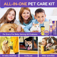 Kit de nettoyage des pattes pour animaux de compagnie avec logo personnalisé, mousse nettoyante sans rinçage pour les pattes de chien pour chiens