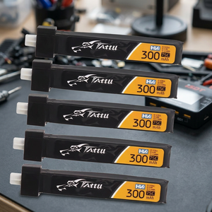 300mAh 3.8V 1S 75C LiPo แบตเตอรี่ BT2.0/ปลั๊ก PH2.0 RC FPV โดรนแข่งขัน Quadcopter - Product Image 2