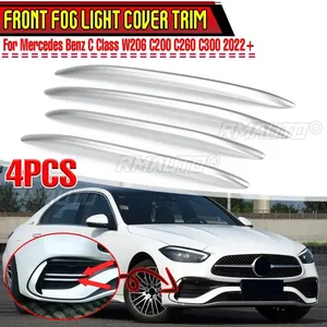 Nuevas 2 Cubiertas Decorativas para las Rejillas de las Luces Antiniebla Delanteras para Mercedes Benz Clase C W206 C200 C260 C300 2022+ - Product Image 1