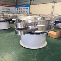 Tamis vibrant rotatif en acier inoxydable, machine de tamisage circulaire pour le classement des poudres et granulés, élimination des impuretés