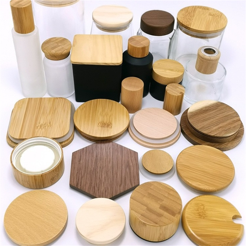 Customized Bamboo and Wood Cup Caps