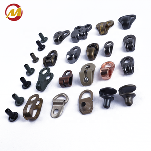 Wholesale fashion luxury metal boot <b>hooks</b> with lace buckles quick eyelets secure shoelace fastening, suitable for camping, - Product Image 2