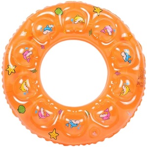 Thickened Double Layer Crystal Swimming <b>Ring</b> <b>Cartoon</b> Inflatable Life <b>Ring</b> For Children And Adults Round PVC Floatation Aid - Product Image 4