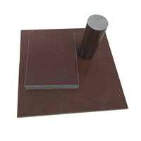 Tissu de coton phénolique noir/brun foncé laminé 3025