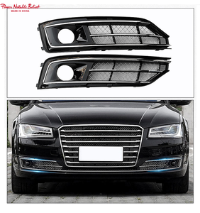 2 uds <span class=keywords><strong>A8</strong></span> S8 RS8 W12 parrillas de luz antiniebla izquierda derecha Parrilla de luz antiniebla negra brillante para <span class=keywords><strong>Audi</strong></span> <span class=keywords><strong>A8</strong></span> D4 2015 2016 2017 2018 - Product Image 3