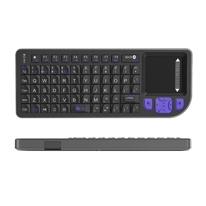 Mini Wireless Keyboard 2.4G BT Dual Mode RGB Backlit Touchpad Aluminum Alloy Portable for Laptop <b>Tablet</b> Phone Factory Wholesale - Product Image 1