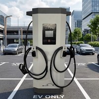 Station de recharge rapide pour véhicules électriques 100KW 320KW à double connecteur DC, CCS CHAdeMO, directement du fabricant (35 ans d'expérience)