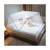 Ciel de Lit Pliable Anti-Moustiques Portable, Moustiquaire de Tente Repliable pour Lit