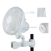 Ventilateur de lit de table multifonction personnalisé oscillant économie d'énergie 20w 3 vitesses 8 pouces vente en gros