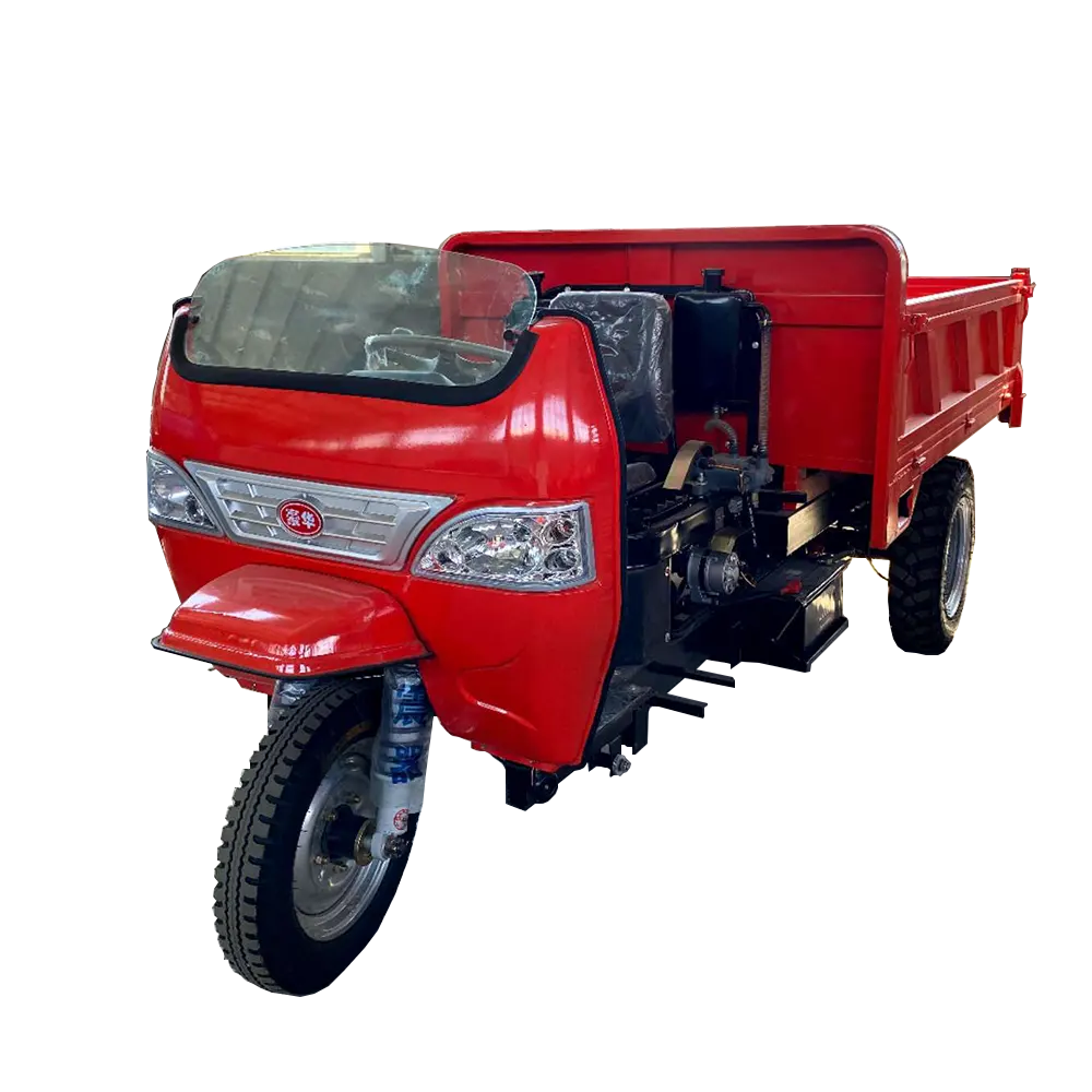 Tricycle électrique de mine souterraine, mini camion à quatre roues 1-3t à chargement lourd