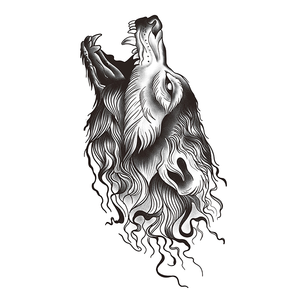 Tatuajes Temporales de Animales con Diseño de <span class=keywords><strong>Lobo</strong></span> y Flor, Resistentes al Agua, para <span class=keywords><strong>Brazo</strong></span> Completo y Medio <span class=keywords><strong>Brazo</strong></span>, Simulación Sexy, Aplicación en Papel para Hombres y Mujeres - Product Image 1