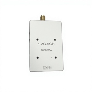 Émetteur vidéo FPV en aluminium 1,2 GHz 10 W pour modèles RC, portée 30-40 km, avec émetteur-récepteur analogique longue portée IRC-Tramp 1,2 G - Product Image 4