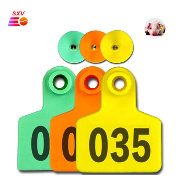 Идентификация фермы животных трекинг Ушная бирка ТПУ лазерная печать свинья Ушная бирка