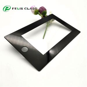 ที่คลุมหน้าจอพลังงานแสงอาทิตย์สำหรับงานอุตสาหกรรมขนาด1มม. กระจกเทมเปอร์สีดำพิมพ์ลายขอบ91% กันน้ำ - Product Image 4