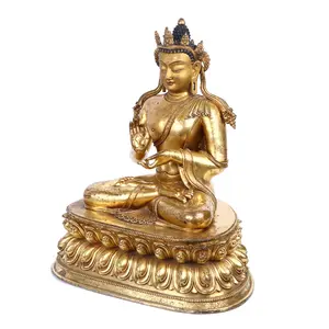 Индивидуальные высококачественные маленькие медные скульптуры Бога религиозные статуи Будды, подходящие для украшения дома/освящения