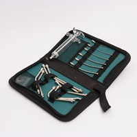 Buse de gainage orale réutilisable Luer Lock Gun Canule Bird Feeding Needle Bag Drenching Kit Canule Vétérinaire pour Animal
