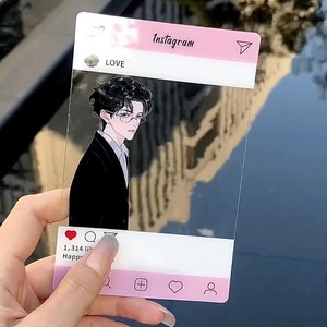 Tarjeta de Visita Transparente de PVC con Impresión a Todo Color y Logotipo Personalizado para Accesorios de Anime y Videojuegos - Product Image 3