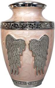 Urnes funéraires durables en métal de conception moderne Conteneurs de cendres humaines en gros pour exposer et honorer les êtres chers - Product Image 2