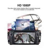 Radio para Auto Jiawell de 7 Pulgadas con Pantalla IPS de 4 Núcleos, Reproductor de DVD, WIFI, GPS, Android 2 Din, Estéreo para Jeep Cherokee 2002-2007