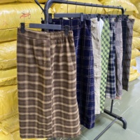 Jupes d'hiver de seconde main à motifs, lots de jupes usagées, vêtements féminins d'occasion en gros