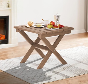 <span class=keywords><strong>Mesa</strong></span> Auxiliar Plegable para Exteriores, <span class=keywords><strong>Mesa</strong></span> Auxiliar Adirondack, <span class=keywords><strong>Mesa</strong></span> Pequeña para Uso en Interiores y Exteriores, No Requiere Ensamblaje - Product Image 3