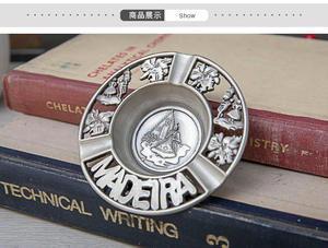 Cenicero de lata antiguo con diseño de Metal, Cenicero personalizado con el nombre de la ciudad de Las Vegas, para regalo - Product Image 6