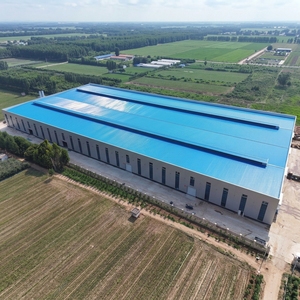 Bâtiment métallique préfabriqué à structure en acier pour entrepôt, hangar <span class=keywords><strong>et</strong></span> atelier - Product Image 1