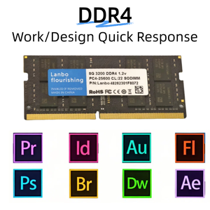 Venta al por mayor <span class=keywords><strong>DDR4</strong></span> SODIMM <span class=keywords><strong>Laptop</strong></span> <span class=keywords><strong>RAM</strong></span> 4GB 8GB <span class=keywords><strong>16GB</strong></span> 32GB 2400 2666 3200 MHz Módulos de memoria en stock - Product Image 5