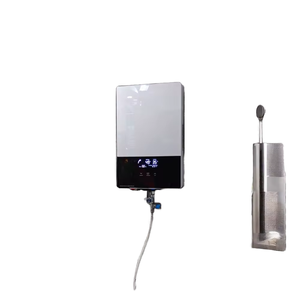 Pemanas air mandi Instan listrik portabel, pemanas air panas dapur kecil Mini tahan lama, RV luar ruangan, Gas rumah tangga mobil CB plastik - Product Image 4