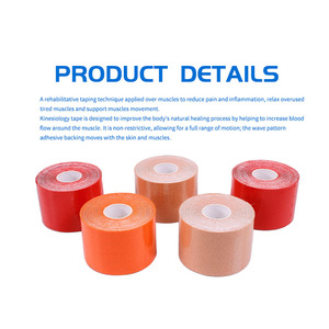 Cinta de Kinesiología Premium, Cinta Atlética para Soporte y Protección de Músculos, Rodillas y Hombros, Impermeable e Hipoalergénica, Cinta Deportiva sin Cortar - Product Image 2