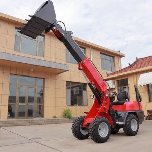 Mini Cargadora de Ruedas Más Vendida en China con Alta Capacidad de Carga de 1 Tonelada y Brazo Telescópico - Product Image 5