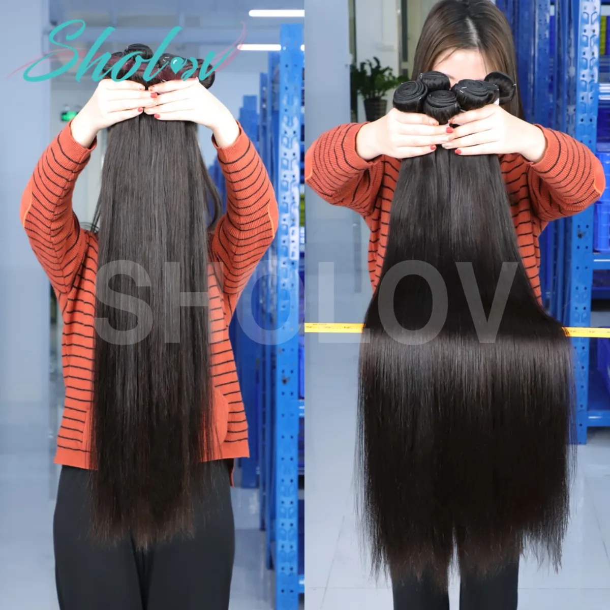 Shellsholov — société internationale de cheveux indiens, 100% cheveux vierges, vrais cheveux brésiliens, pour la vente, trame de cheveux crus du sud-indien, vente en gros