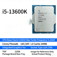 Pour processeur Intel Core I5-13600K 3,50 GHz 14 cœurs 20 threads 24 Mo de mémoire L3 LGA1700 Unité de threads Ordinateur de bureau