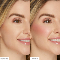 Double-Take High Pigment Rosy Blush Matte & Dew Finish Vibrant Orange Red Blush Palette Cream & Powder Blush