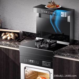 Cuisinière encastrable M1-L201B avec plaque de cuisson à gaz, four vapeur et hotte, verre trempé, allumage électronique, niveau 2 - Product Image 4