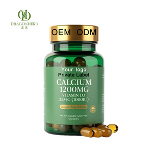 Oem Odm su misura softgel calcio liquido Vd3 capsule Private Label Healthcare integratore di calcio vitamina D3