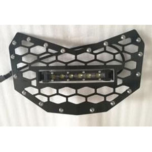 Parrilla de rejilla de malla de parachoques delantero de aluminio negro con luz Led de 11 pulgadas para <span class=keywords><strong>Can</strong></span> <span class=keywords><strong>Am</strong></span> <span class=keywords><strong>Maverick</strong></span> <span class=keywords><strong>X3</strong></span> 2016-2021 - Product Image 4