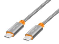 Cable de Datos USB 3.0 Tipo C con Malla de Algodón Trenzada, Carcasa de Aluminio, Múltiples Longitudes, Carga Rápida, para Teléfono y Tableta