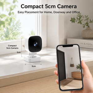 Sistema de Cámara de Seguridad Inteligente para Interiores 1080P, 360 Grados, Wifi, Inalámbrica, Panorámica/Inclinación, Imagen CMOS, Cámara Web de Escritorio - Product Image 2