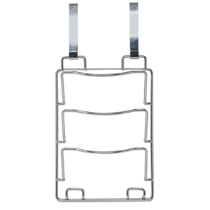 Sur Porte Cuisine Placard Organisateur <span class=keywords><strong>Mural</strong></span> Pot & Pan Couvercle Titulaire avec Chrome Rack pour <span class=keywords><strong>Casserole</strong></span> Stockage Métal Matériel - Product Image 6