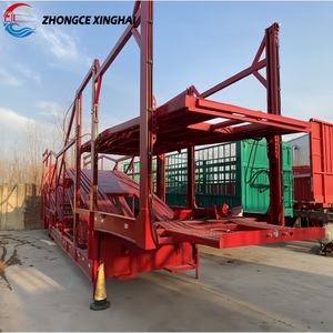 <span class=keywords><strong>Prix</strong></span> usine 2/3 essieu fer voiture transporteur remorque 8-voiture transporteur Transport pour véhicules neufs/d'occasion léger lit bas remorque - Product Image 4