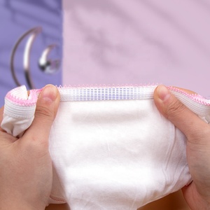 Bragas Desechables de Talla Grande para Mujer, Ropa Interior 100% de Algodón Transpirable - Product Image 5