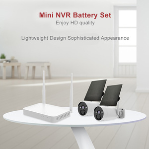 Không dây ngoài trời 2K 4MP Home Hệ thống an ninh <span class=keywords><strong>4</strong></span> máy ảnh 4CH NVR Kit với màu sắc tầm nhìn ban đêm năng lượng mặt trời an ninh máy ảnh - Product Image 4