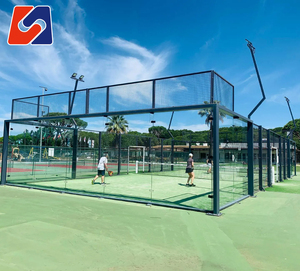 Terrain de paddle-tennis/<span class=keywords><strong>padel</strong></span> mobile Century Star Steel, amovible, portable, <span class=keywords><strong>construction</strong></span> facile - Product Image 4