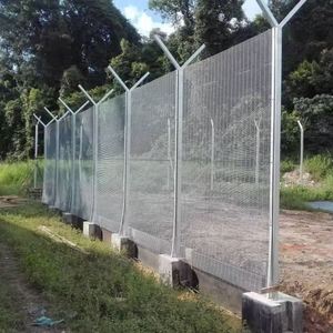 Secured Fences High Secure Fence 358 Safety <strong>Barrier</strong> Panel Rigid Mesh Safety Fence Outdoor Safety Fence Mesh Security Fence - Product Image 4