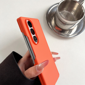 Funda Protectora Delgada con Textura de Arena Mate y Doble <span class=keywords><strong>Bisagra</strong></span> para Samsung Galaxy Z Fold7 - Product Image 4